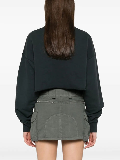 GOLDEN GOOSE CROPPED SWEAT